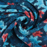 Printed Fleece - VALLEY - 036 - Blue