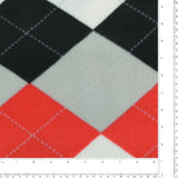 Molleton imprimé - <VALLEY> - 047 - Rouge