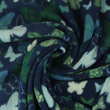 Printed Fleece - VALLEY - 049 - Navy