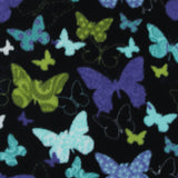Printed Fleece - VALLEY - 050 - Black