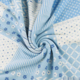 Molleton imprimé - <VALLEY> - 056 - Bleu Ciel