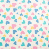 Printed Fleece - Valley - 007 - White