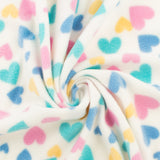 Printed Fleece - Valley - 007 - White