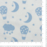 Printed Fleece - Valley - 008 - Light Blue