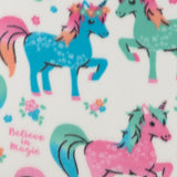 Printed Fleece - VALLEY - 003 - White