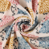 Printed Fleece - VALLEY - 004 - Seashell