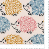 Printed Fleece - VALLEY - 004 - Seashell