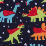 Printed Fleece - VALLEY - 006 - Navy