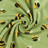 Printed Fleece - VALLEY - 007 - Sage