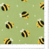 Printed Fleece - VALLEY - 007 - Sage