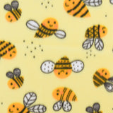 Printed Fleece - VALLEY - 008 - Light Yellow