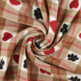 Printed Fleece - VALLEY - 026 - Camel