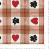 Printed Fleece - VALLEY - 026 - Camel