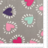 Printed Fleece - VALLEY - 027 - Grey II