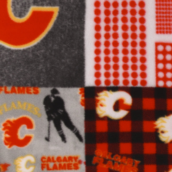Calgary Flames NHL Fleece Print - Red