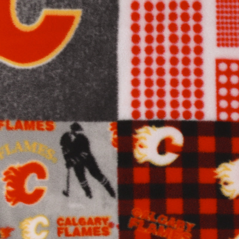 Calgary Flames NHL Fleece Print - Red