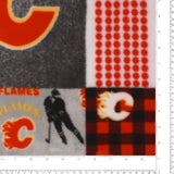 Calgary Flames NHL Fleece Print - Red