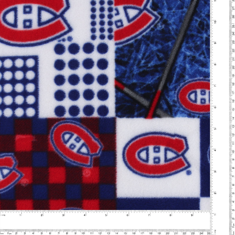 Montreal Canadiens NHL Fleece Print - Blue