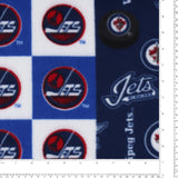 Winniperg Jets NHL Fleece Print - Blue