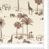 Printed Tencel Look - DESERT NILE - 002 - Offwhite