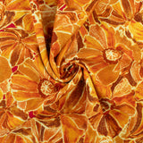 Aspect Tencel Imprimé - DÉSERT DU NIL - 005 - Tangerine