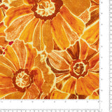 Aspect Tencel Imprimé - DÉSERT DU NIL - 005 - Tangerine