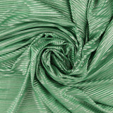 Pleated Foil fabric - LAST DANCE - 006 - Green