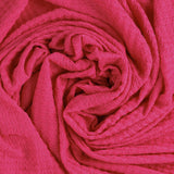 Chevron Knit Solid - IBIZA - 001 - Hot Pink