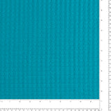 Tricot en chevron uni - IBIZA - 002 - Turquoise