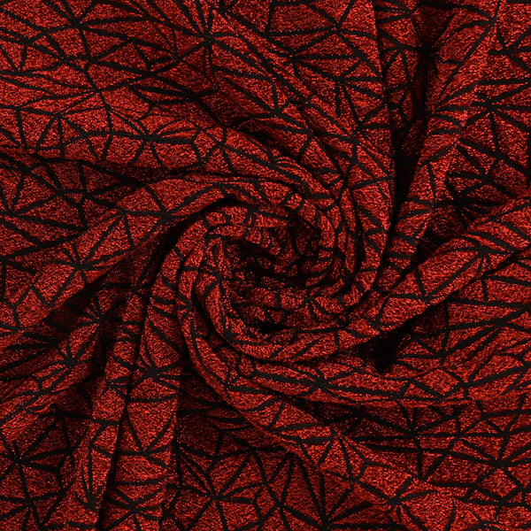 Metallic Knit - SOIREE - 001 - Red