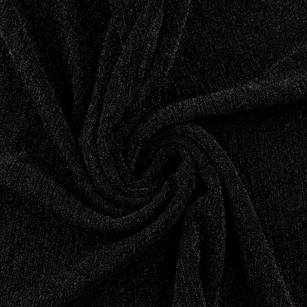 Metallic Knit - SOIREE - 003 - Black