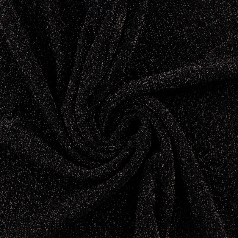 Metallic Knit - SOIREE - 003 - Black