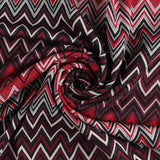 Tricot en chevron - BRAISES D'AUTOMNE - 001- Rouge