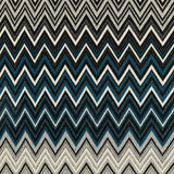 Chevron Knit Print - BLUE HORIZON - 001 - Teal