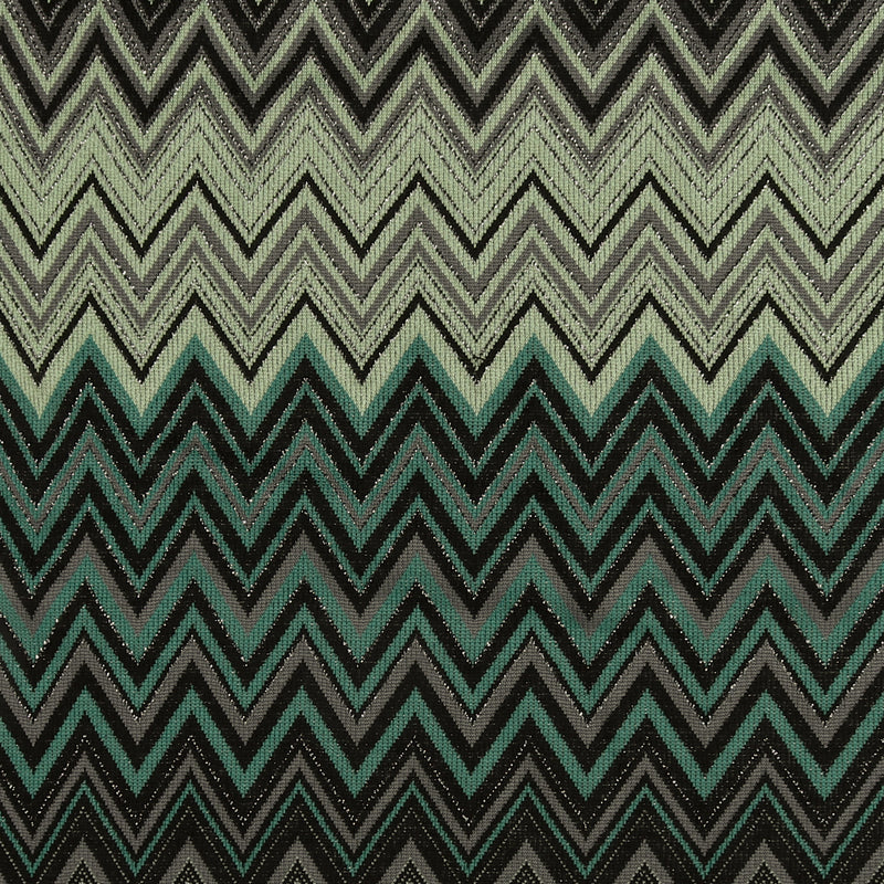 Chevron Knit Print - VERDE - 001 - Green
