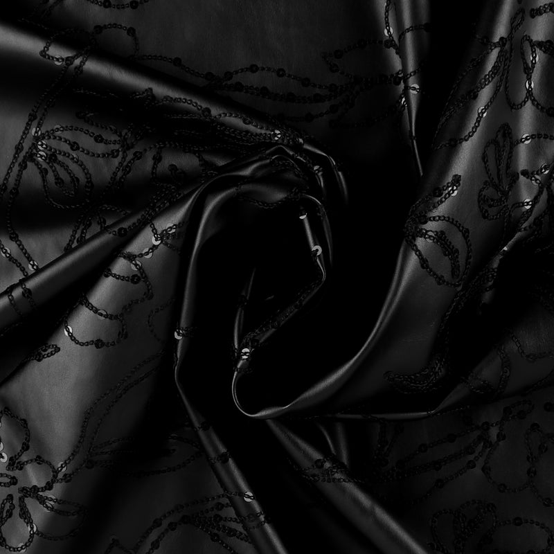 Aspect cuir poly - ACADÉMIE - 009 - Noir