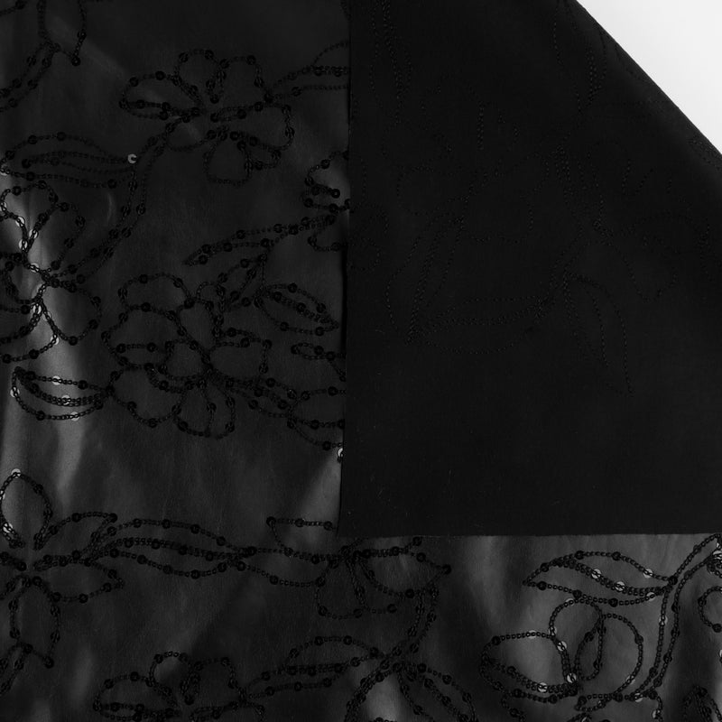 Aspect cuir poly - ACADÉMIE - 009 - Noir