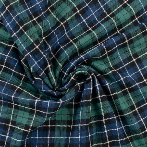 Cambridge Plaid - 034 - Blue & Green