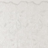 Embroidered Fancy Lace With Sequins - SOCIALITE - 001 - White