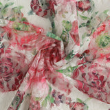 Dentelle imprimée - AZALÉE - 001 - Rose