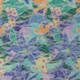 Dentelle imprimée - AZALÉE - 002 - Royal