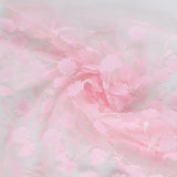 Flet brodé - <PRINCESS CHARLOTTE> - 001 - Rose Pâle