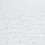 Flet brodé - <PRINCESS CHARLOTTE> - 002 - Blanc