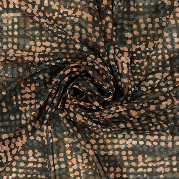 Mesh Print - AROMA - 002 - Cocoa