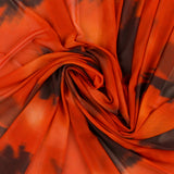 Filet imprimé - BRAISES D'AUTOMNE - 001 - Orange