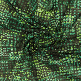 Mesh Print - VERDE - 001 - Black & Green