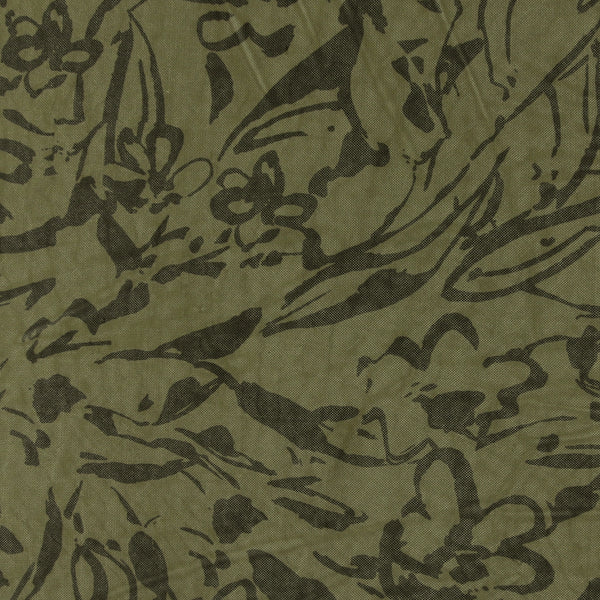 Mesh Print - VERDE - 002 - Olive