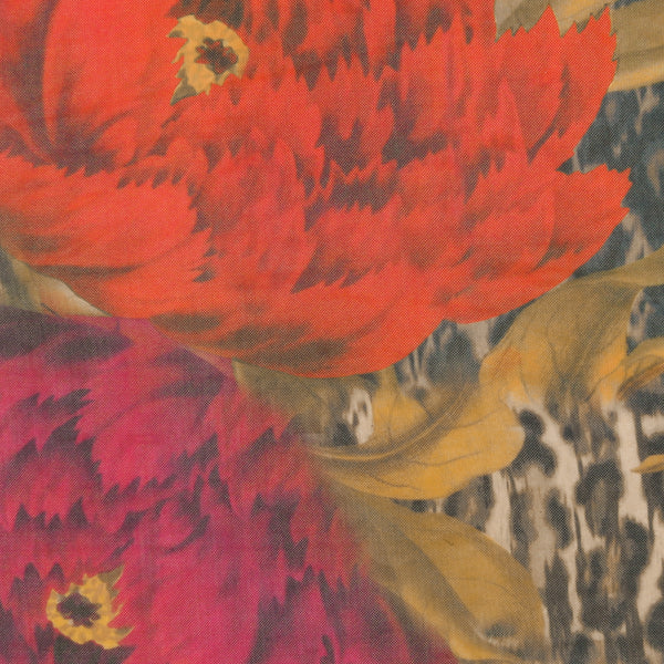 Mesh Print - ARIELLE - 002 - Red