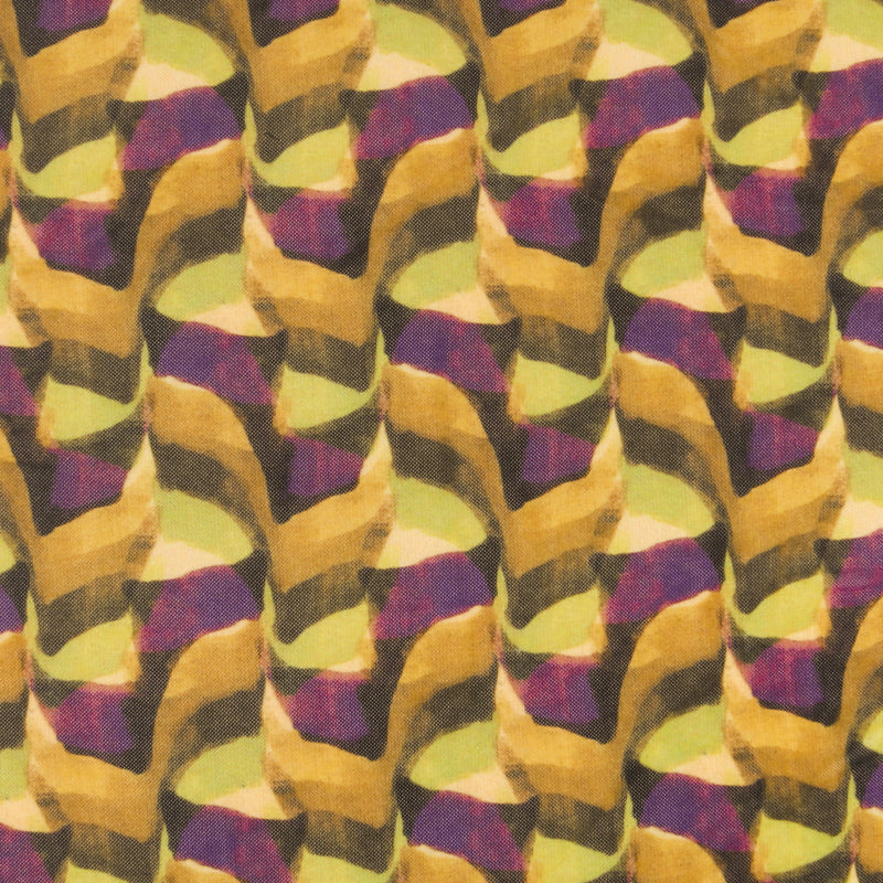 Mesh Print - ARIELLE - 003 - Purple