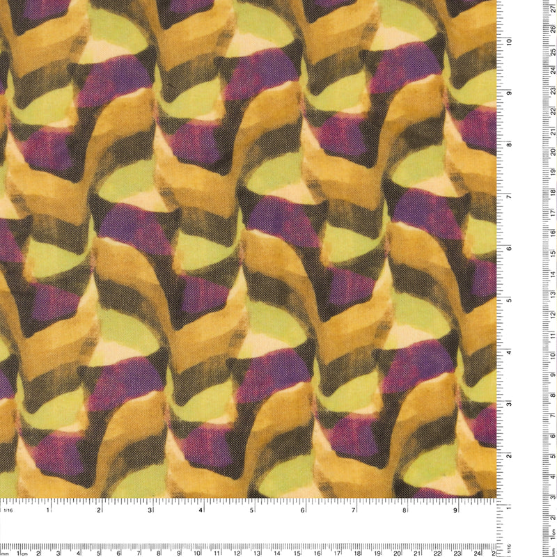 Mesh Print - ARIELLE - 003 - Purple